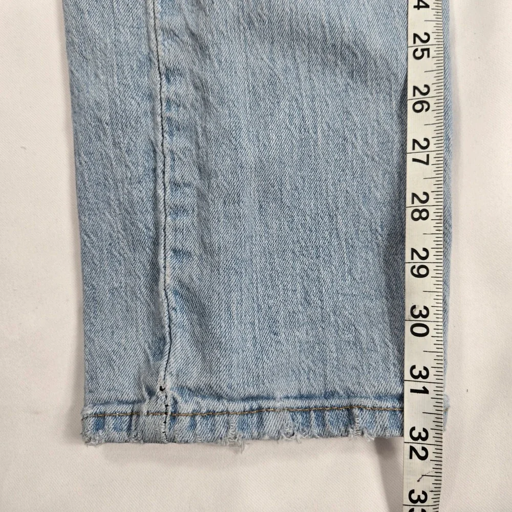 Levi's 505 Jeans Regular Fit Light Wash Denim Pants 31x32 A little‎ Dirty Thrash
